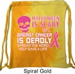 Bag Halloween Scary Breast Cancer Deadly Tie Dye Bag
