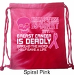 Bag Halloween Scary Breast Cancer Deadly Tie Dye Bag