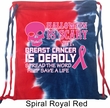 Bag Halloween Scary Breast Cancer Deadly Tie Dye Bag