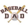 Baseball Dad Father Adult T-shirt Tee Shirt
