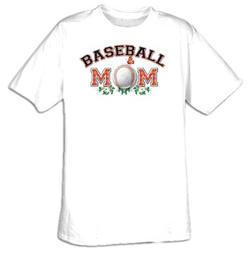Baseball Mom Sport Adult T-shirt Tee Shirt