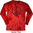 Basic Black Peace Long Sleeve Tie Dye Shirt