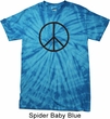 Basic Black Peace Spider Tie Dye Shirt