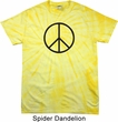 Basic Black Peace Spider Tie Dye Shirt