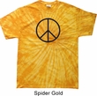 Basic Black Peace Spider Tie Dye Shirt