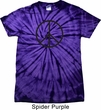 Basic Black Peace Spider Tie Dye Shirt
