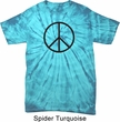 Basic Black Peace Spider Tie Dye Shirt
