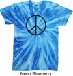 Basic Black Peace Twist Tie Dye Shirt