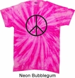 Basic Black Peace Twist Tie Dye Shirt