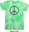 Basic Black Peace Twist Tie Dye Shirt