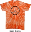Basic Black Peace Twist Tie Dye Shirt