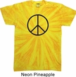 Basic Black Peace Twist Tie Dye Shirt