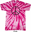 Basic Black Peace Twist Tie Dye Shirt