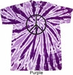 Basic Black Peace Twist Tie Dye Shirt