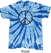 Basic Black Peace Twist Tie Dye Shirt