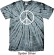 Basic White Peace Spider Tie Dye Shirt