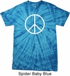Basic White Peace Spider Tie Dye Shirt