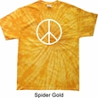 Basic White Peace Spider Tie Dye Shirt