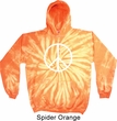 Basic White Peace Tie Dye Hoodie