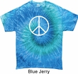 Basic White Peace Tie Dye Shirt