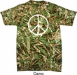 Basic White Peace Tie Dye Shirt