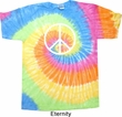 Basic White Peace Tie Dye Shirt