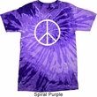 Basic White Peace Tie Dye Shirt