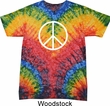 Basic White Peace Tie Dye Shirt
