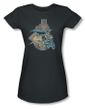 Batgirl Juniors T-shirt - Batgirl Biker DC Comics Tee
