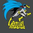 Batgirl Juniors T-shirt - Batgirl Is Hot DC Comics Charcoal Gray