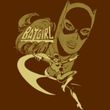 Batgirl Juniors T-shirt - DC Comics Flying Batgirl Brown