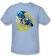 Batgirl Kids T-shirt - Batgirl Motorcycle Dc Comics  Light Blue Youth