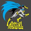 Batgirl T-shirt - Batgirl Is Hot DC Comics Adult Charcoal Gray Tee