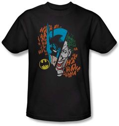 Batman And Robin Kids T-shirt  - Broken Visage DC Comics Black Youth