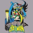 Batman And Robin Kids T-shirt Heroic Trio Youth Heather Tee
