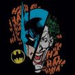 Batman-And-Robin Ladies T-shirt - Broken Visage DC Comics Black