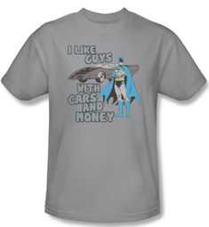 Batman And Robin T-shirt  - Favorite Things DC Comics Adult Silver