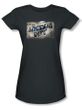 Batman Juniors T-Shirt Arkham City Greetings From Arkham Charcoal Tee