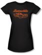 Batman Juniors T-Shirt - Batmobile Black Tee