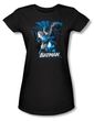 Batman Juniors T-Shirt - Blue and Grey Black Tee