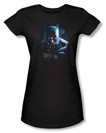 Batman Juniors T-Shirt - Don't Mess With The Bat Black Tee