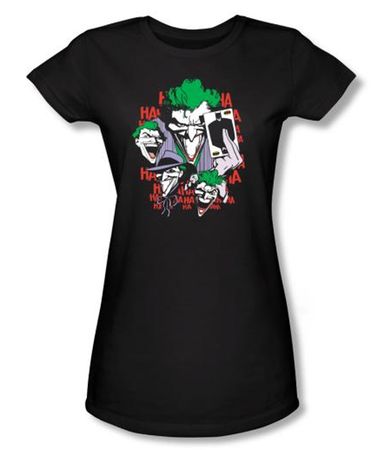 Batman Juniors T-Shirt - Four Of A Kind Black Tee
