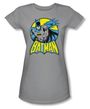 Batman Juniors T-Shirt - Superhero Gray Tee