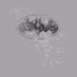 Batman Kids T-Shirt - Burned and Splattered Youth Athletic Heather Tee