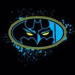 Batman Kids T-Shirt - Eyes In The Dark Youth Black Tee