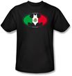 Batman Kids T-Shirt - Mexican Flag Shield Youth Black Tee