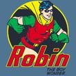 Batman Kids T-Shirt - Robin The Boy Wonder Youth Slate Blue Tee