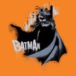 Batman Kids T-Shirt - The Drip Knight Youth Orange Tee