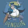 Batman Kids T-Shirt - The Penguin Youth Slate Blue Tee