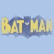 Batman Kids T-Shirt - Vintage Logo Youth Light Blue Tee